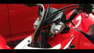 Celebrity Rox Anti Vibration Two Inch Riser Installed on the 2014 Honda 400X 4-15-21 Net Worth