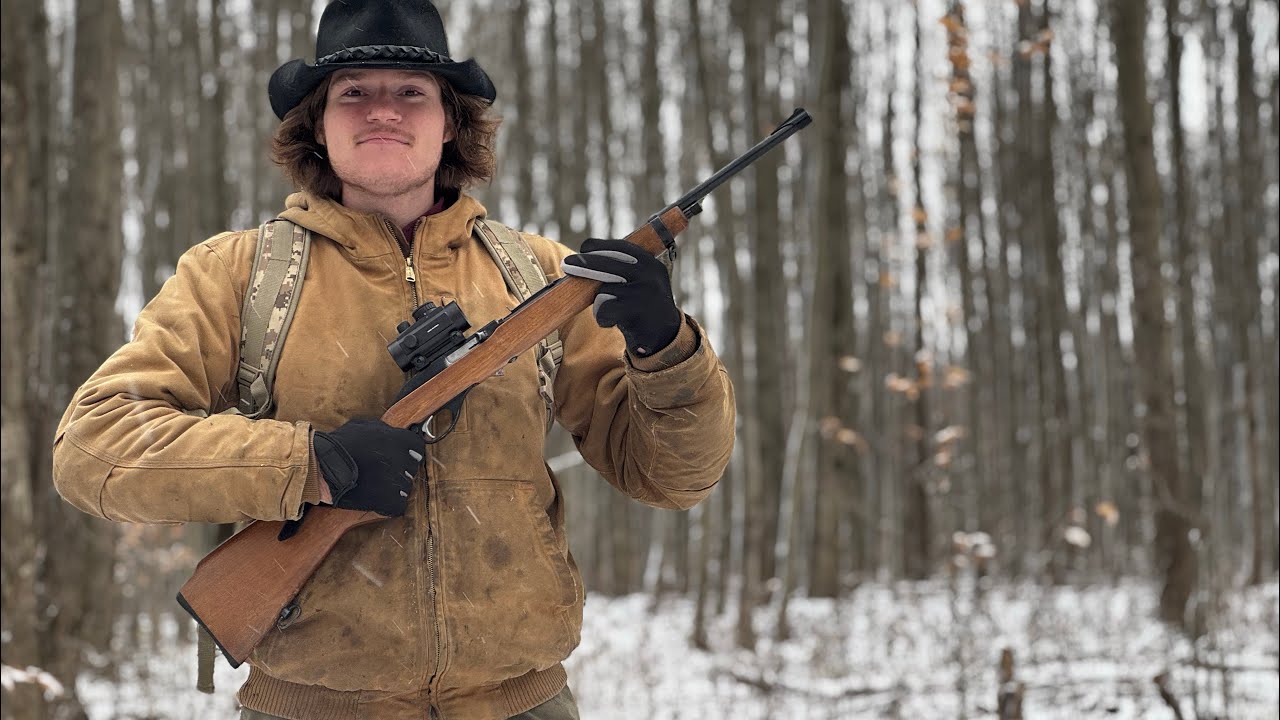 Охота на белок для приготовления вяленого мяса | Часть 1