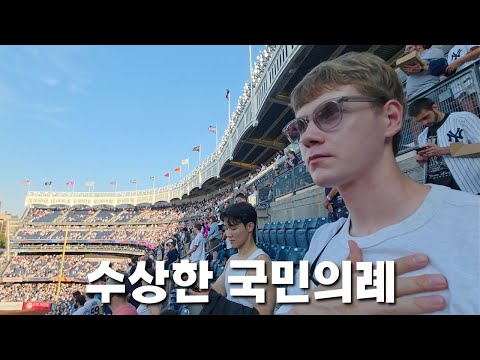 미국인으로 분장해서 양키스 경기 관람하기