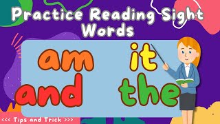 "Sight Word Pro: Practice Makes Perfect" Build Your Reading Skills.