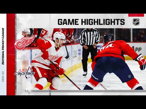 Red Wings @ Capitals 10/27/21 | NHL Highlights