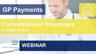 GP Payments - Commissioner webinar