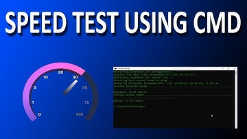 How To Check Upload and Download Speed Using CMD