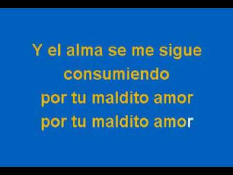 Vicente Fernandez Por Tu Maldito Amor Karaoke - YouTube