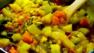 হোটেলের মতো সবজি রেসিপি পরটার সাথে দারুণ লাগে খেতে।হোটেলের মতো সবজি রান্নার রেসিপি।সবজি রেসিপি। screenshot 3