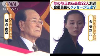 “直系親族”初の韓国訪問　与正氏らソウルへ(18/02/09)