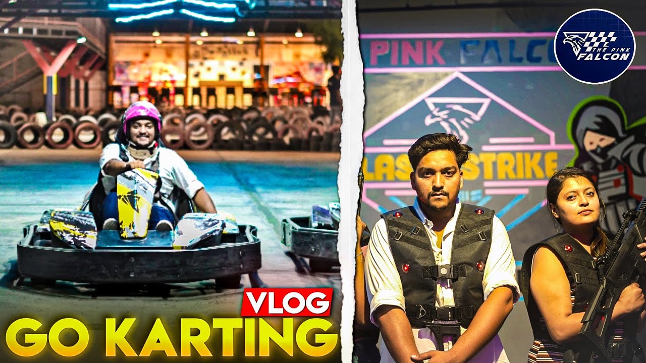 Go Karting Vlog🔥 | The Pink falcon Jaipur | ShineMoon - YouTube
