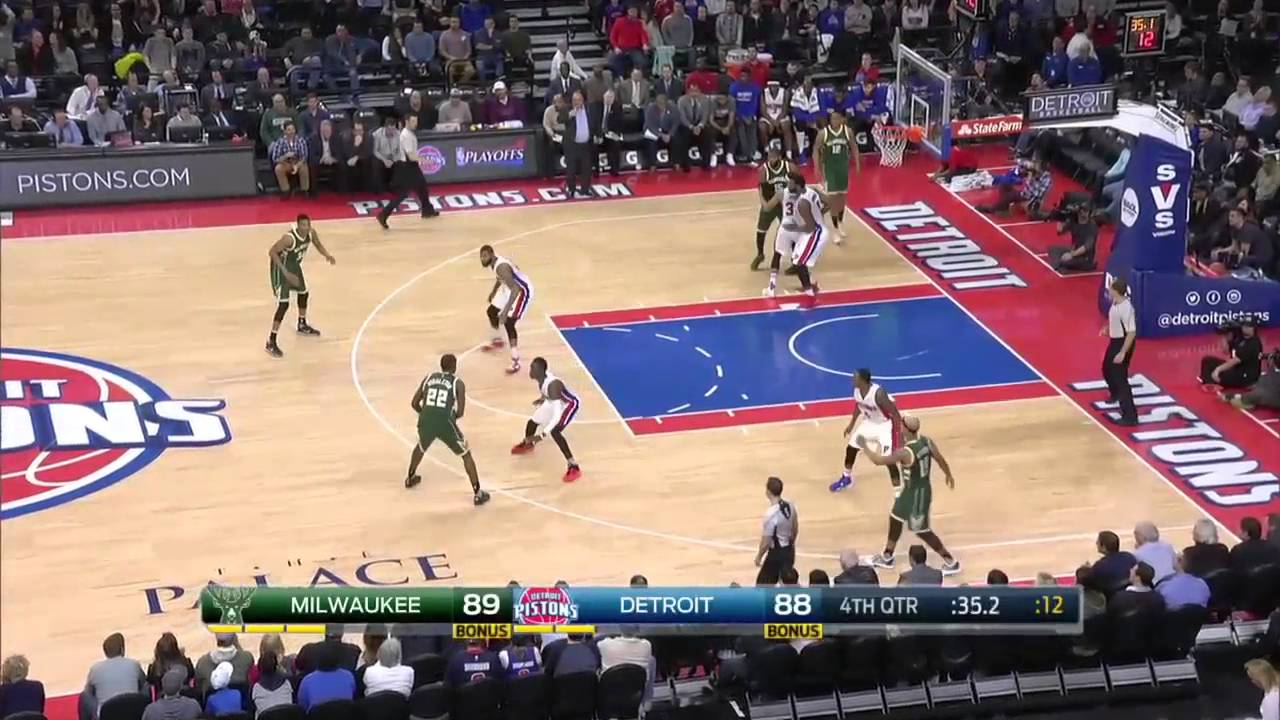 Milwaukee Bucks vs Detroit Pistons March 21, 2016 NBA 201516 Season YouTube