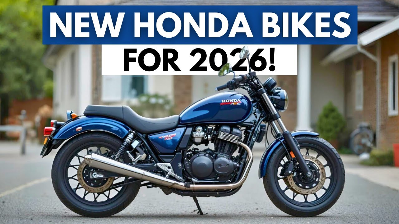 12 New & Updated Honda Motorcycles 2026