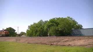 BNSF 7996 BNSF 4019 BNSF 7232 leads SB stacktrain Vinita OK