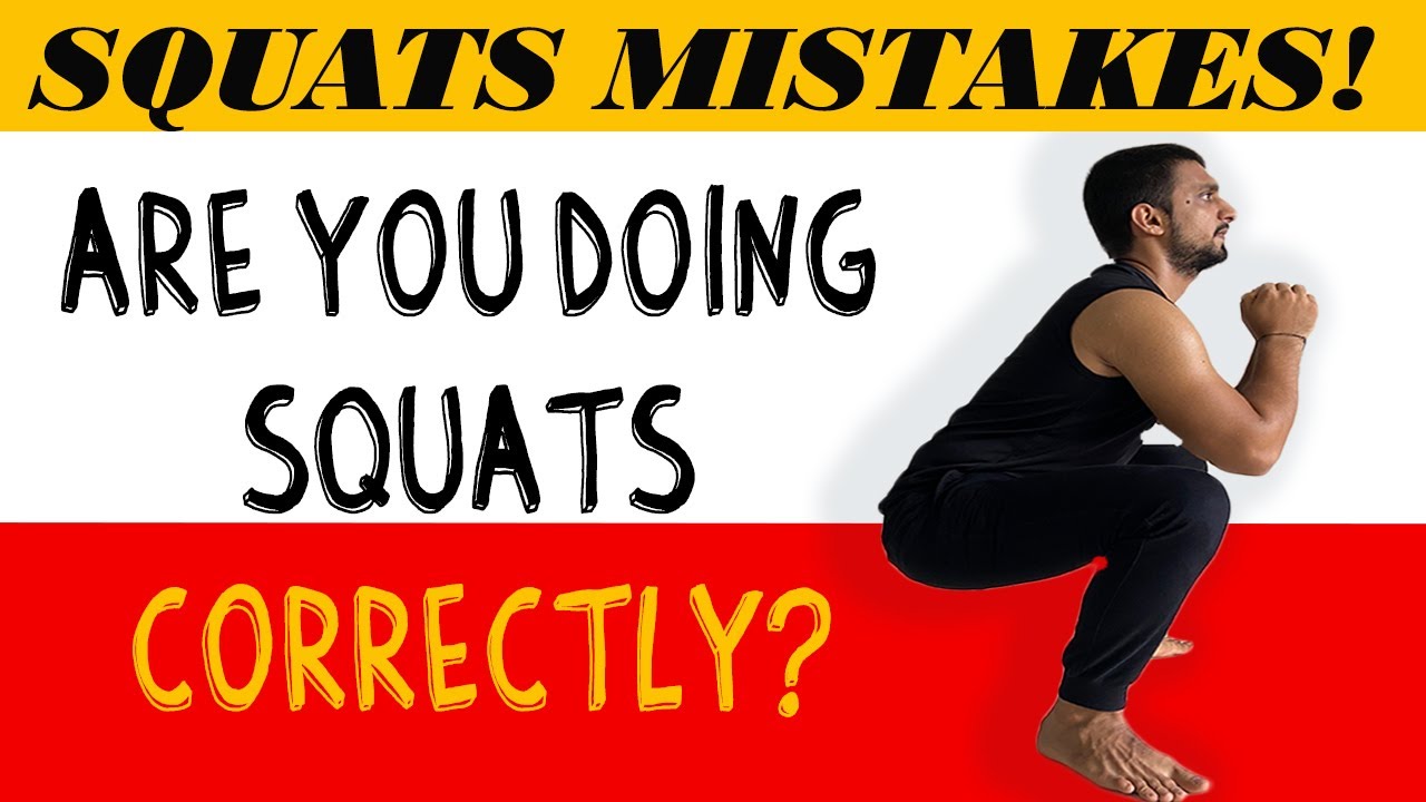 How To Do Proper Squats For Beginners | Mistakes While Doing Squats ...
