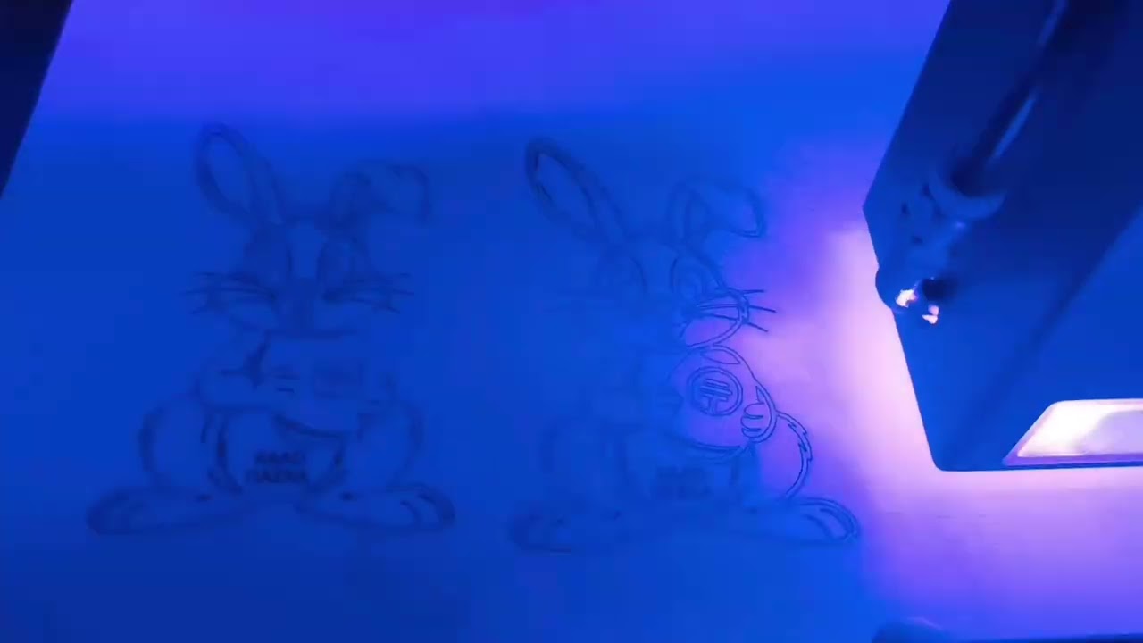 #Easter bunny #engraving #Longer B1