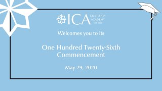 Class of 2020 Virtual Commencement