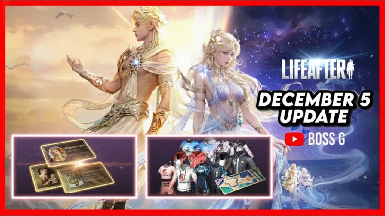 Lifeafter Обновление 5 Декабря💫 Бесплатная Cert Сброс Карта, Новый CE Наряд и Другое
