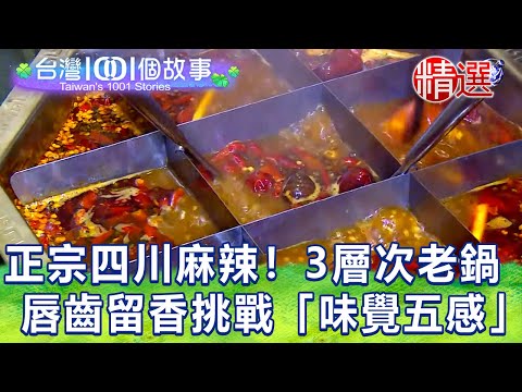 【台灣1001個故事 精選】正宗 #四川麻辣 ！三種層次的成都老鍋一解鄉愁 唇齒留香挑戰「味覺五感」！｜白心儀 Taiwan 1001 story