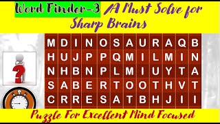 Word Finder Puzzle-3 | Animals | Puzzle for the sharp focused screenshot 3