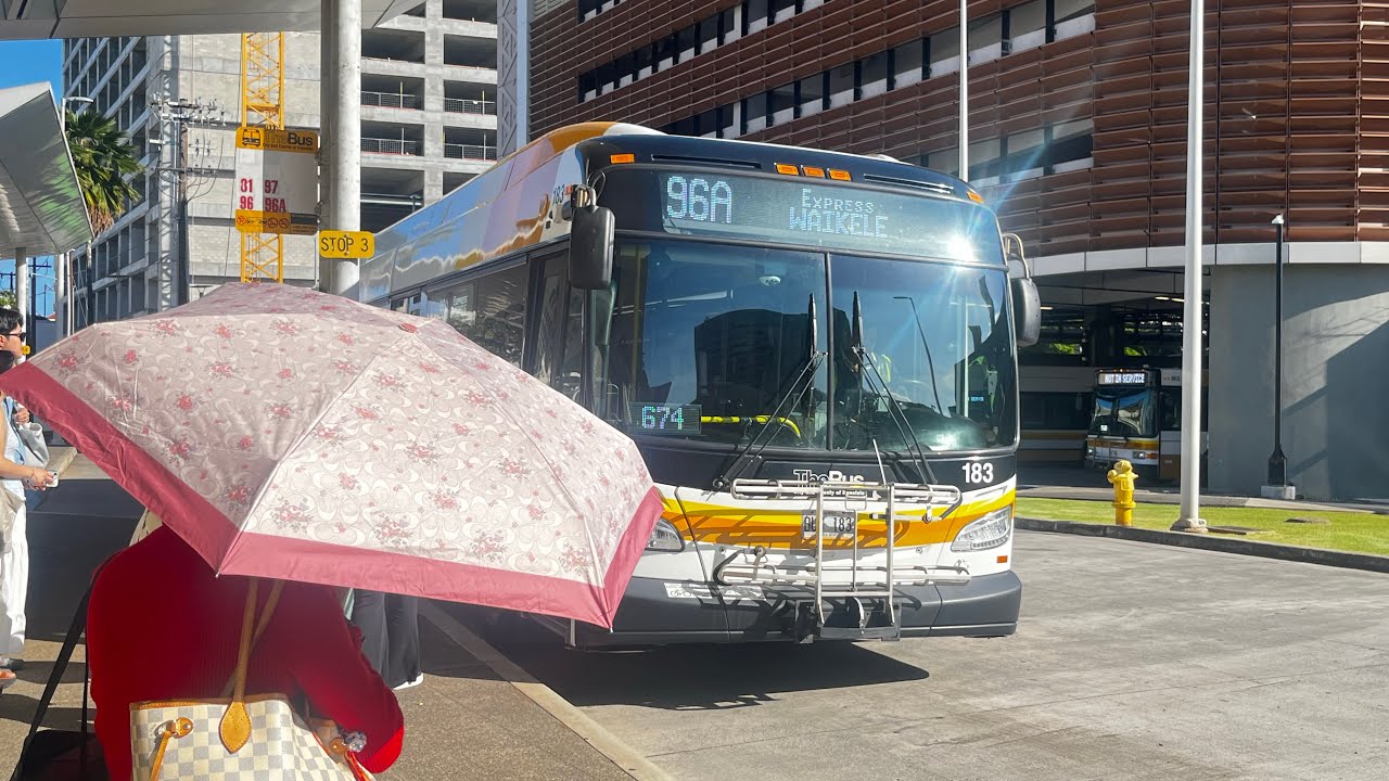 TheBus Honolulu Bus 183 Route 96A Express! WAIKELE (Part 1)