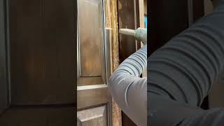 Laser Cleaning Mahogany doors
