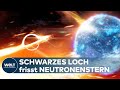 MIT HILFE VON GRAVITATIONSWELLEN: Erstmals genauer Ort eines intergalaktischen Crashs bestimmbar