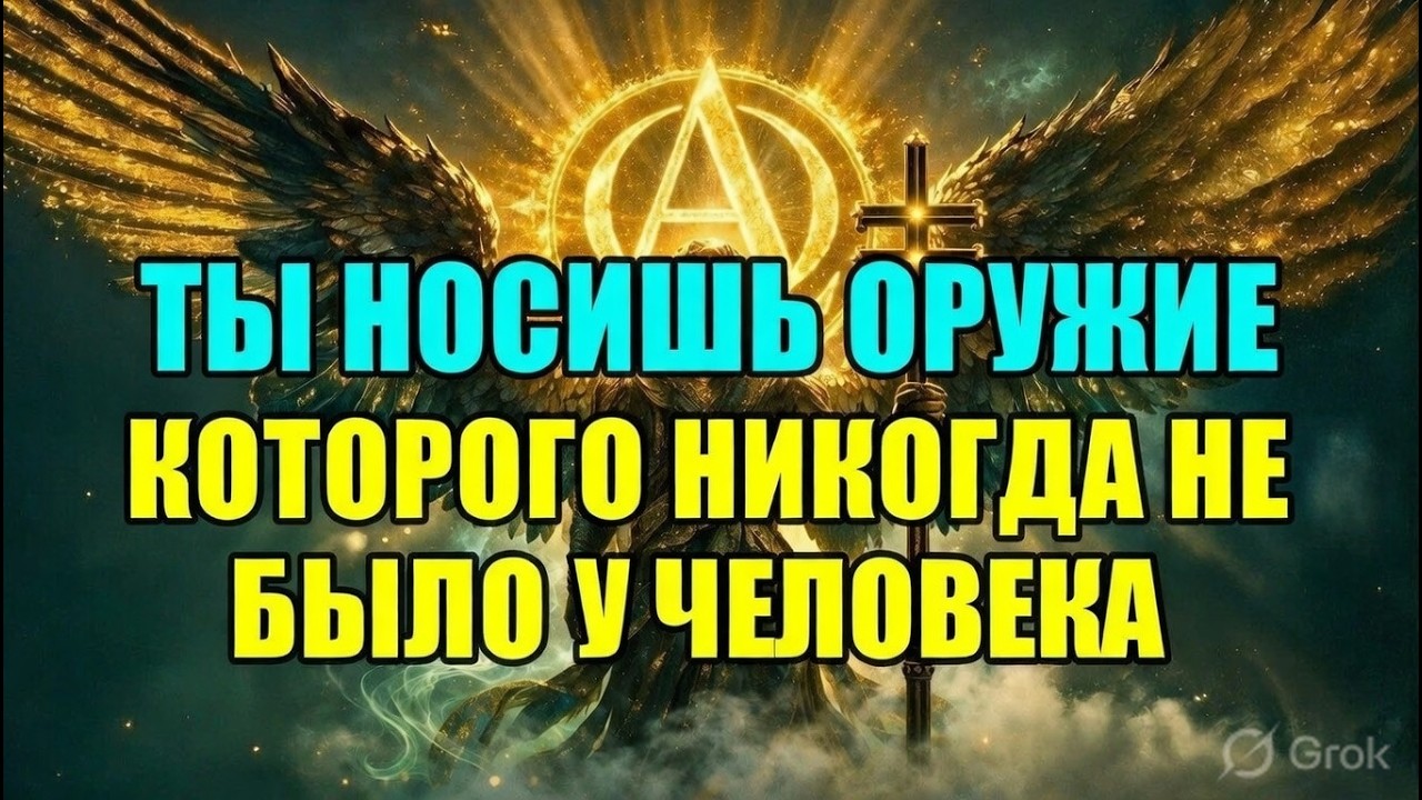 Избранный: Архангел Михаил говорит: «Оружие, которое ты носишь, не от мира сего».
