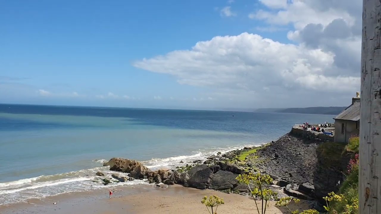 New Quay beach 🏴󠁧󠁢󠁷󠁬󠁳󠁿 🇬🇧