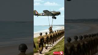 101st Airborne Heads to #Normandy — 1944 in Color 🎥🌍 #shorts