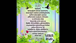 Sabah Duası Günaydin Hayırlı Sabahlar Mesaji