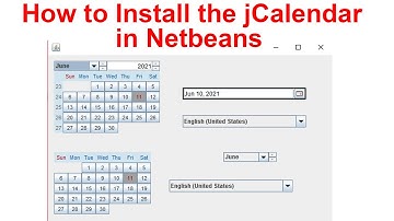 How to Install the jCalendar in Netbeans