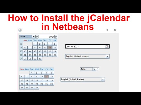 How to Install the jCalendar in Netbeans