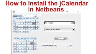 How to Install the jCalendar in Netbeans screenshot 3