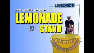 DIY Foldable Lemonade Stand: Portable and Practical Business Setup