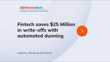 Fintech saves $25 Million in write-offs with automated dunning