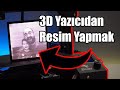 3D Yazıcıdan Resim Yapmak! (Ender 3 Pro Montaj)