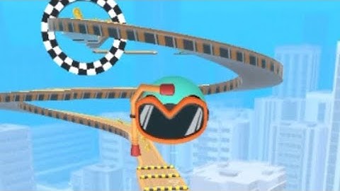 SKY ROLLING BALL 3D -All Levels Gameplay IOS  ( Level 83).