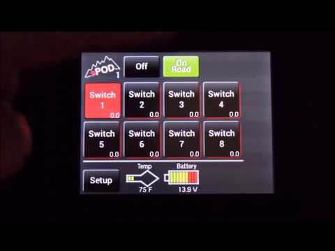sPOD Touchscreen tutorial - video from 4x4 sPOD