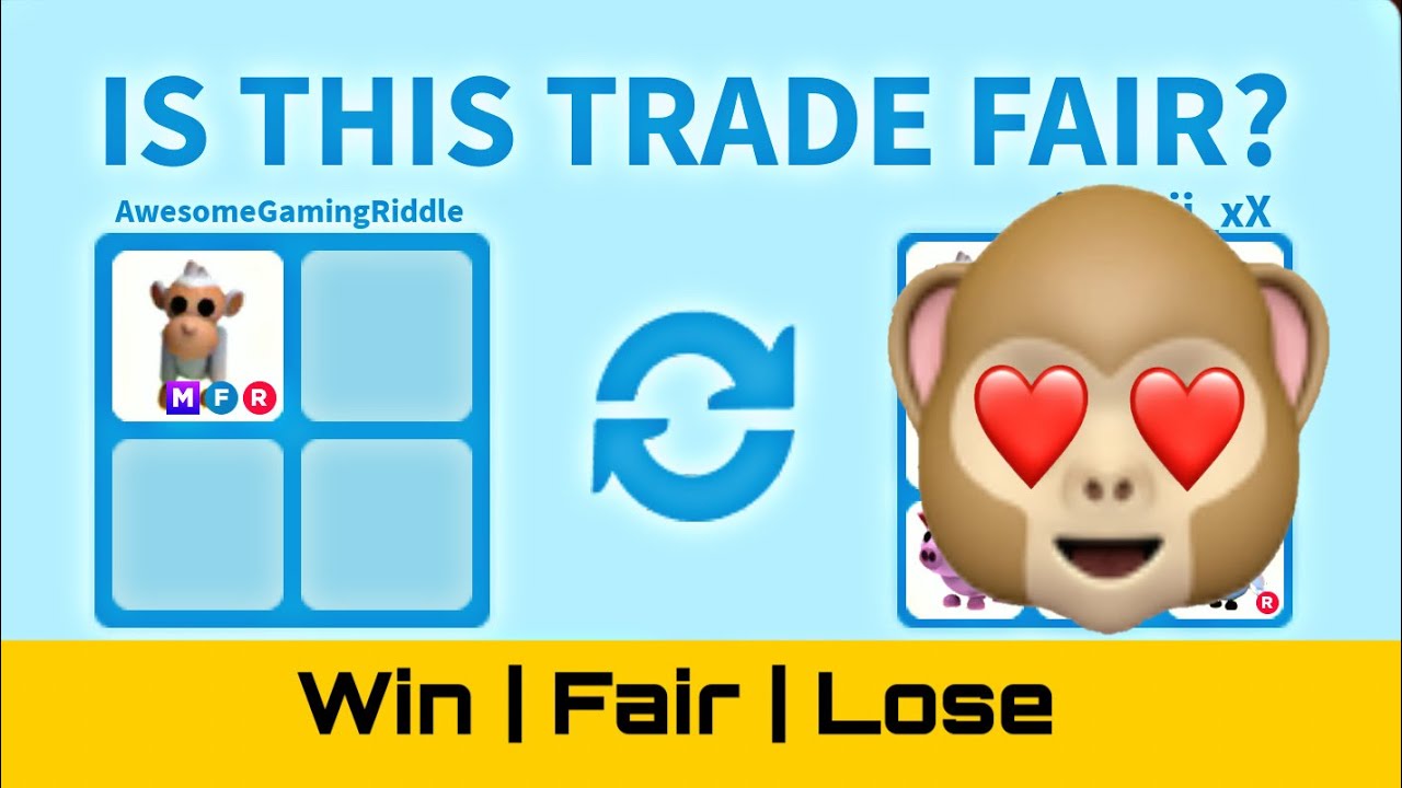 W/F/L Trading Mega Albino Monkey | ADOPT ME