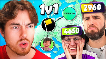 Jack vs Zerkaa on Geoguessr was INSANE