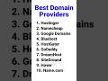 Best Domain Providers | Buy Domain From Best Companies #domain #blogging #shorts