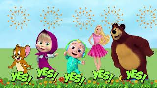 Match Masha and Bear. #nurseryrhymes #kidsentertainment #kidssongs