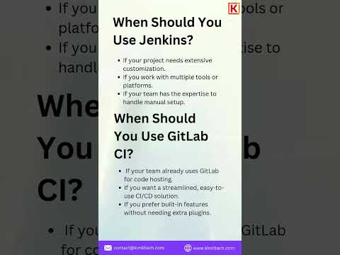 Jenkins vs Gitlab