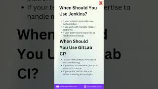 Jenkins vs Gitlab CI