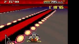 F-ZERO SNES ACE MOD SPEED HACK FIRE FIELD SPEED RUNS 2'16'22 LAP RECORD 26"55
