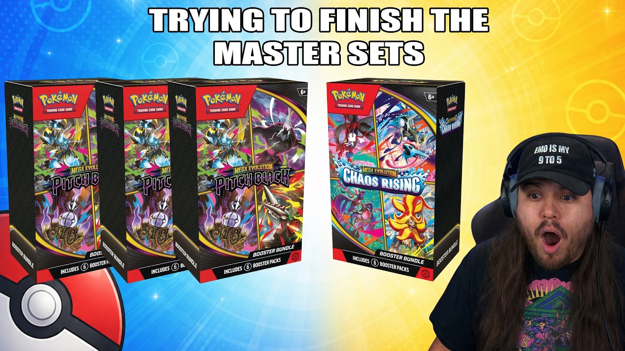 We Keep Pulling Darkrai ex… But NOT the Right Ones!! Pitch Black & Chaos Rising Master Set Grind