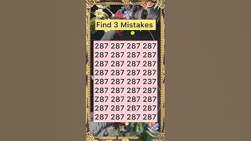 Find 3 Mistakes in 5 Seconds! 🤯 | Brain Test Challenge | Kainat Quest