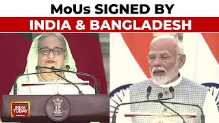 India-Bangladesh Joint Statement Post Bilateral Talks, MoUs Signed By Both Nations | India Today