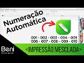 Sequência Numérica e Impressão Mesclada no Corel Draw