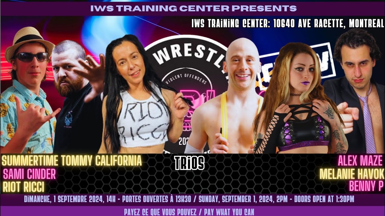 Iws New Blood Volume 6: Tommy California/Sami Cinder/Riot Ricci vs Benny P/Melanie Havok/Alex Maze
