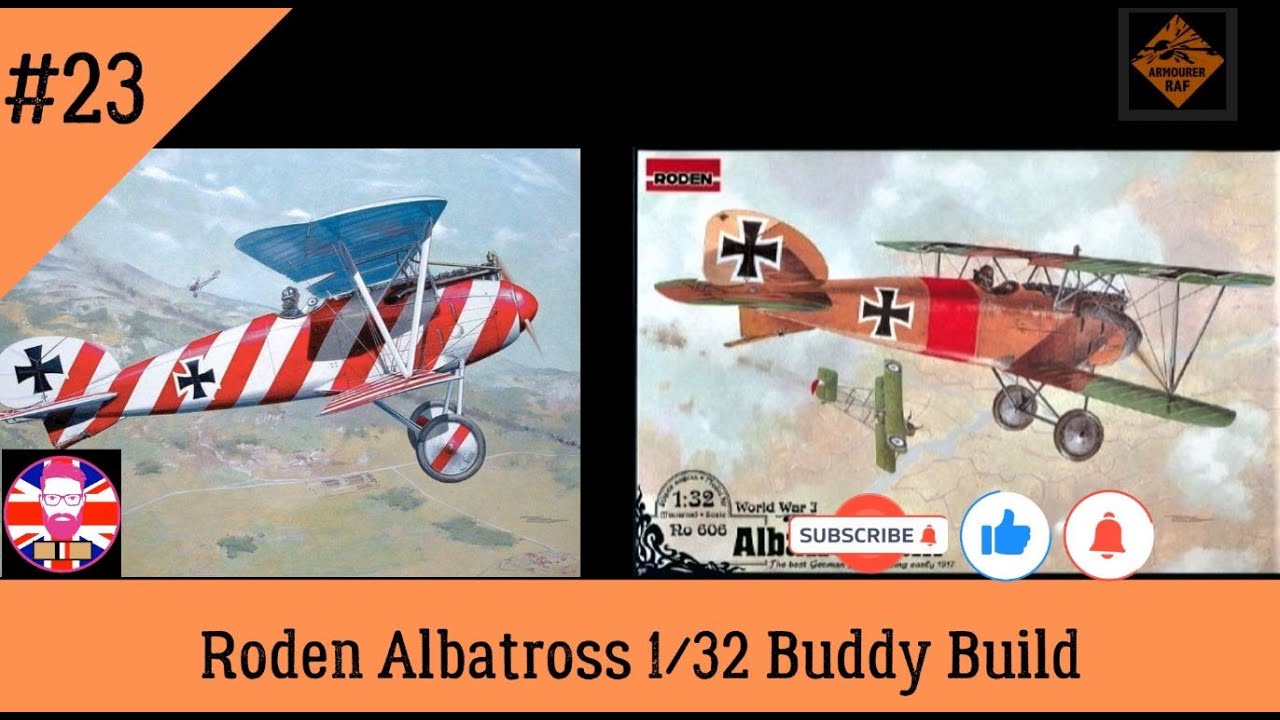 Episode 23 Buddy Build - With Mikey from Bearder Veteran - Roden 1/32 Albatros DIII