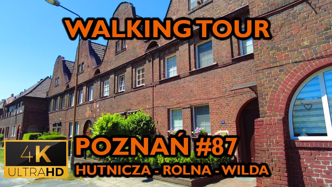 ⁴ᴷ⁶⁰ 🇵🇱 Poznan/Poland Walking Tour - #87 - Wilda - Hutnicza - Rolna (June 2022) [4K]