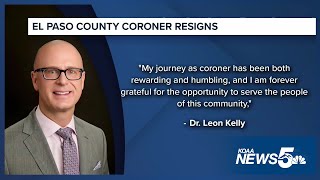 El Paso County Coroner Dr. Leon Kelly announces resignation after 17-year tenure
